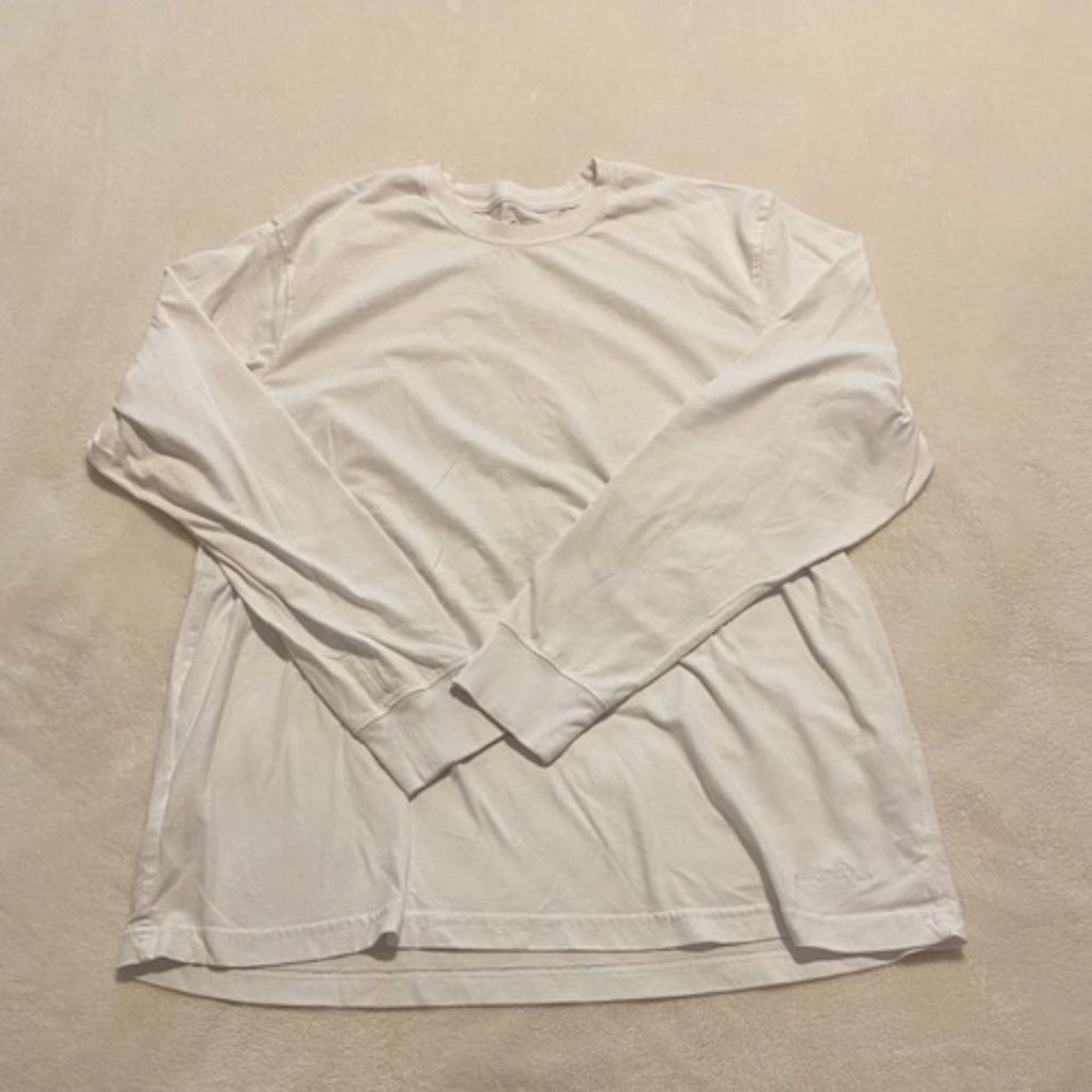 Eddie Bauer Long Sleeve White T-Shirt